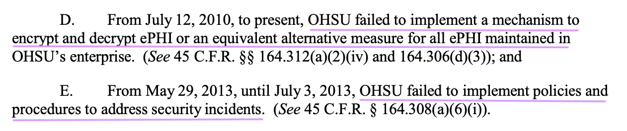 screenshot of case documents